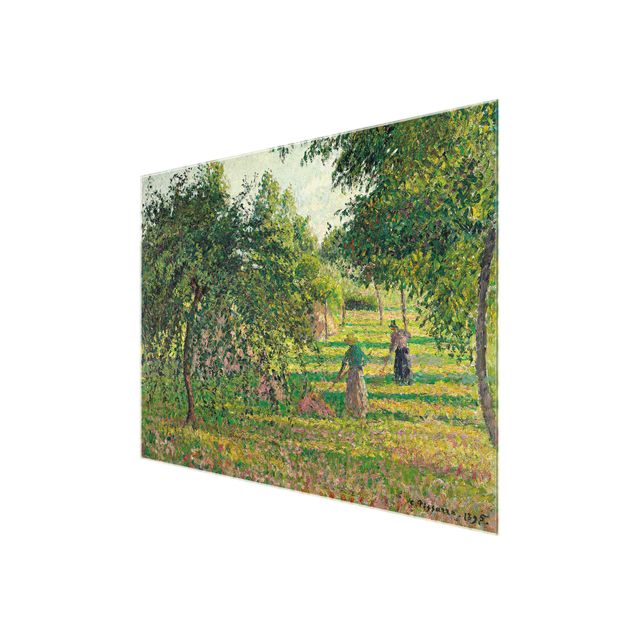 Quadros por movimento artístico Camille Pissarro - Apple Trees And Tedders, Eragny
