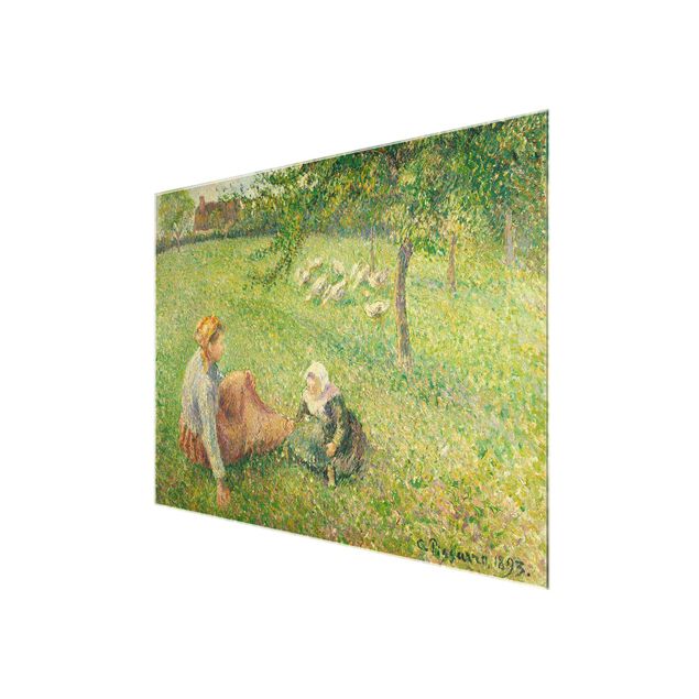 Quadros por movimento artístico Camille Pissarro - The Geese Pasture