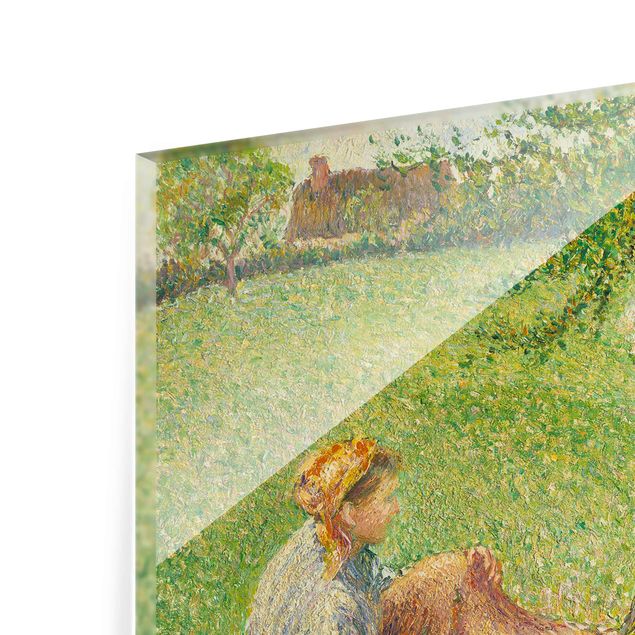 Quadros famosos Camille Pissarro - The Geese Pasture