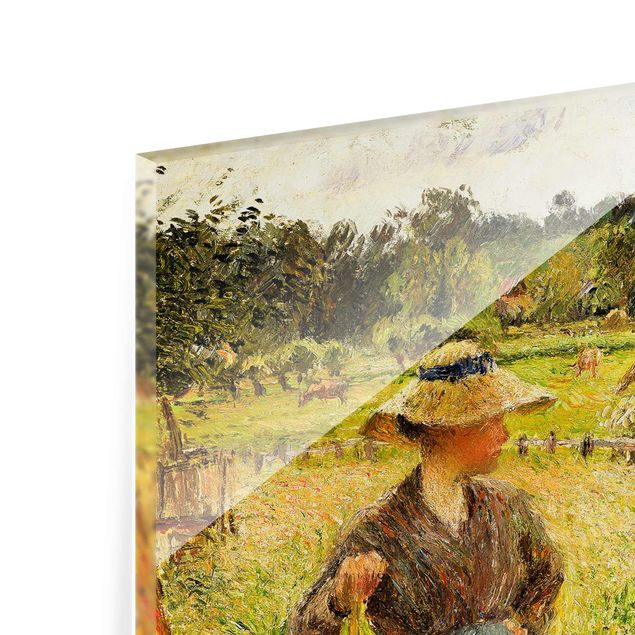 quadros de paisagens Camille Pissarro - The Haymaker