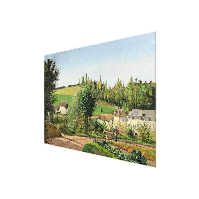 Quadros por movimento artístico Camille Pissarro - Hamlet In The SurRolling Hillss Of Pontoise