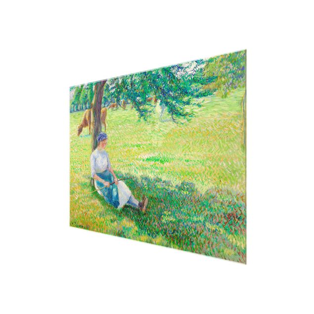 Quadros por movimento artístico Camille Pissarro - Cowgirl, Eragny