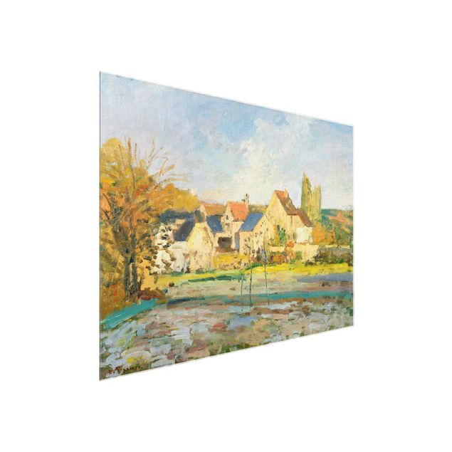 Quadros movimento artístico Romantismo Camille Pissarro - Landscape Near Pontoise