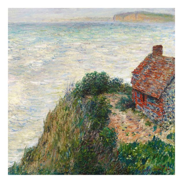 quadro com paisagens Claude Monet - Fisherman's house at Petit Ailly