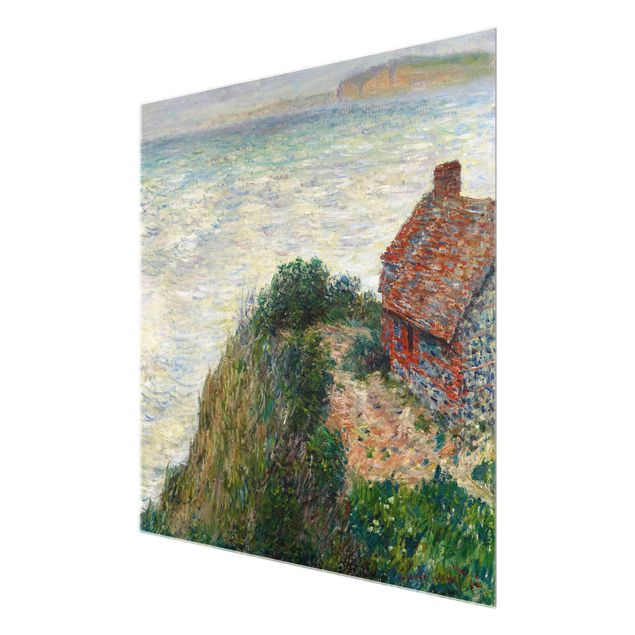 Quadros praia Claude Monet - Fisherman's house at Petit Ailly