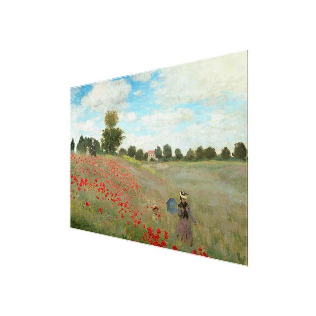 quadro com paisagens Claude Monet - Poppy Field Near Argenteuil