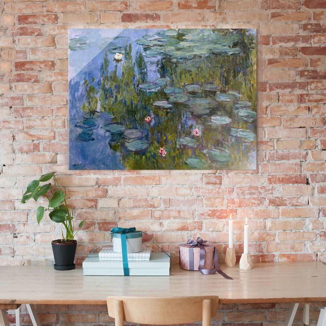 decoraçao para parede de cozinha Claude Monet - Water Lilies (Nympheas)