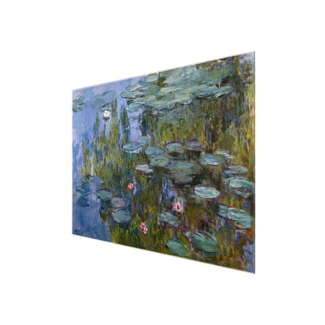 Quadros em vidro flores Claude Monet - Water Lilies (Nympheas)
