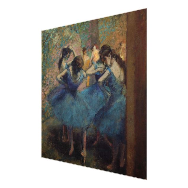 Quadros retratos Edgar Degas - Blue Dancers