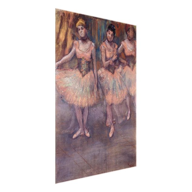 Quadros por movimento artístico Edgar Degas - Three Dancers before Exercise