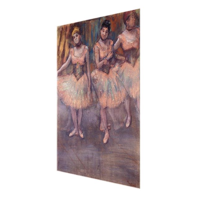 Quadros retratos Edgar Degas - Three Dancers before Exercise
