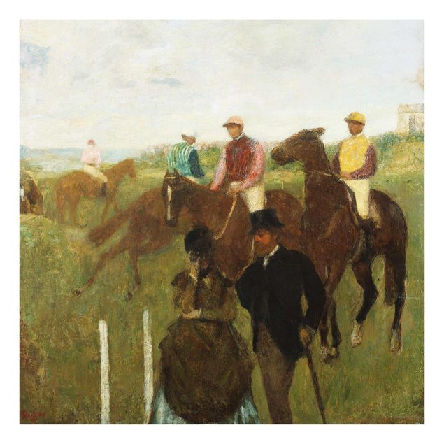 Quadros retratos Edgar Degas - Jockeys On Race Track