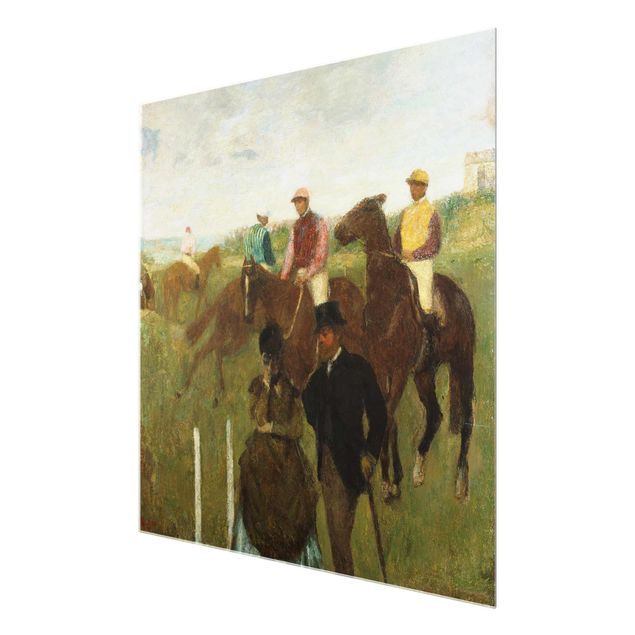 Quadros modernos Edgar Degas - Jockeys On Race Track