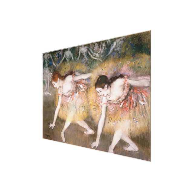 Quadros retratos Edgar Degas - Dancers Bending Down
