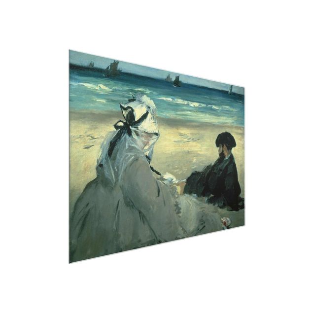 Quadros famosos Edouard Manet - On The Beach