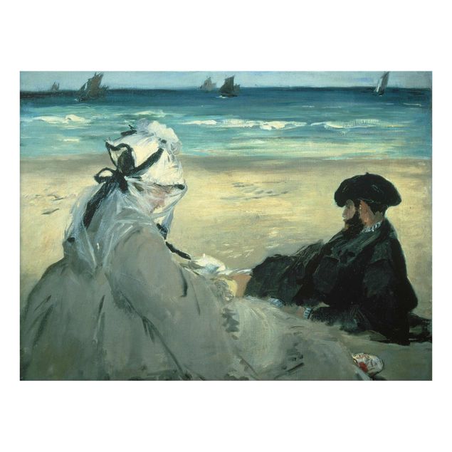 Quadros retratos Edouard Manet - On The Beach