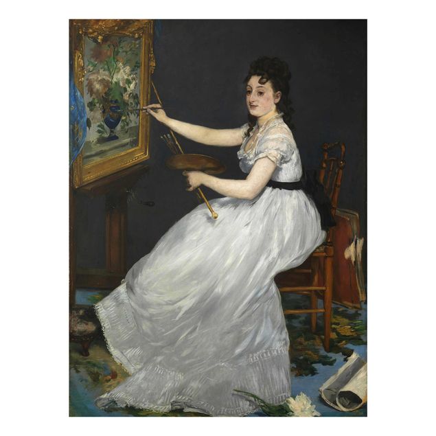 Quadros retratos Edouard Manet - Eva Gonzalès