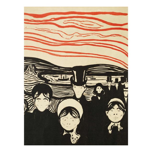 Quadros famosos Edvard Munch - Anxiety