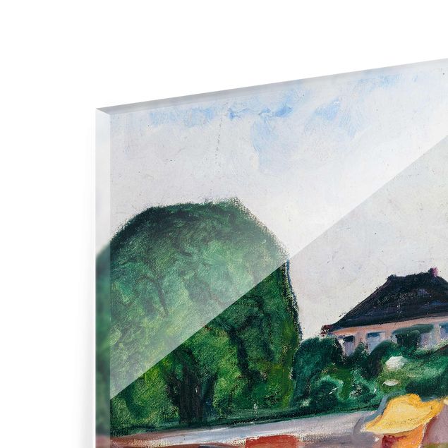 quadros modernos para quarto de casal Edvard Munch - Three Girls on the Bridge