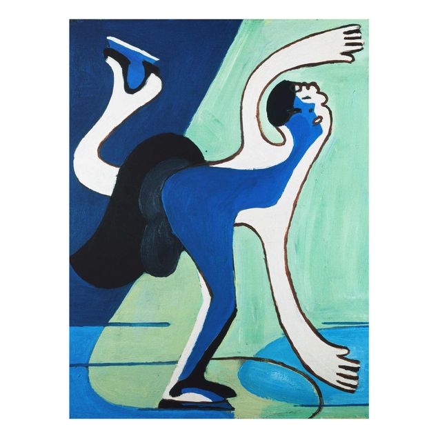 quadros modernos para quarto de casal Ernst Ludwig Kirchner - The Ice Skater