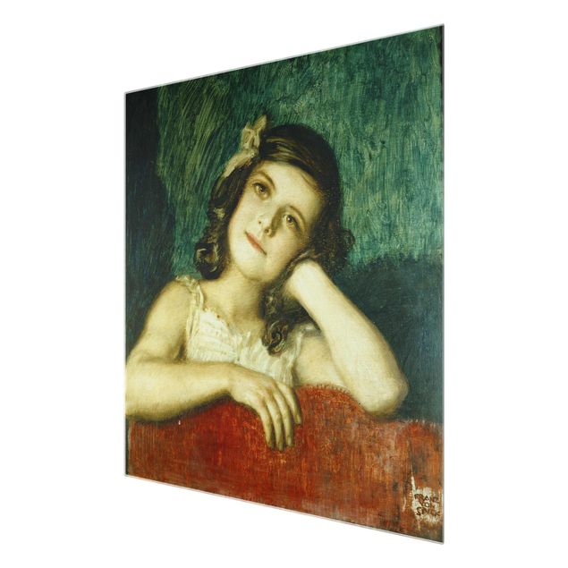 quadros modernos para quarto de casal Franz von Stuck - Mary, the Daughter of the Artist