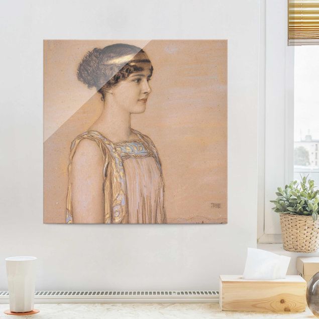 decoraçao para parede de cozinha Portrait of Mary in a Greek Costume