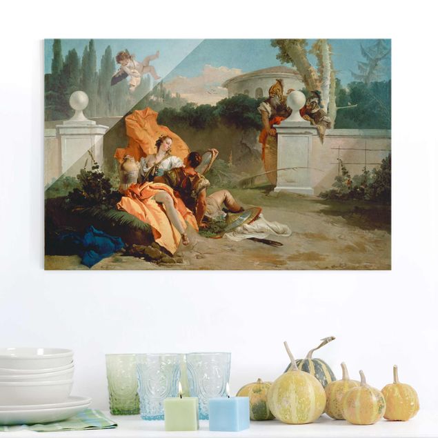 decoraçao para parede de cozinha Giovanni Battista Tiepolo - Rinaldo and Armida