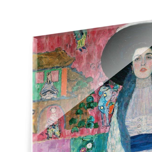Quadros em turquesa Gustav Klimt - Portrait Adele Bloch-Bauer II