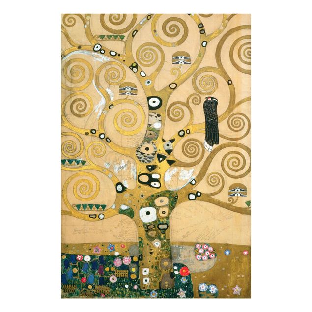 quadros de paisagens Gustav Klimt - The Tree of Life