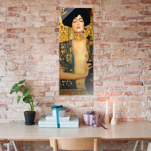 decoraçao para parede de cozinha Gustav Klimt - Judith I