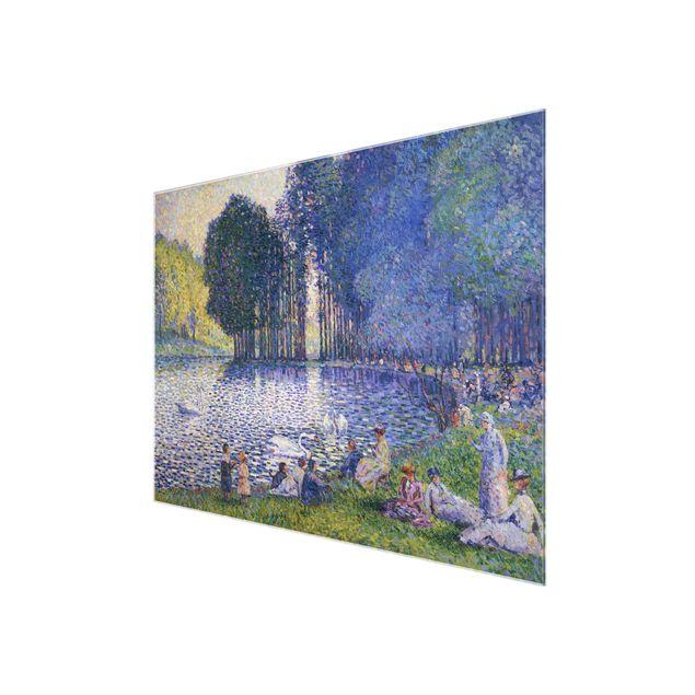 Quadros árvores Henri Edmond Cross - The Lake In The Bois De Boulogne