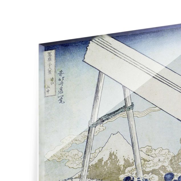 Quadros famosos Katsushika Hokusai - In The Totomi Mountains