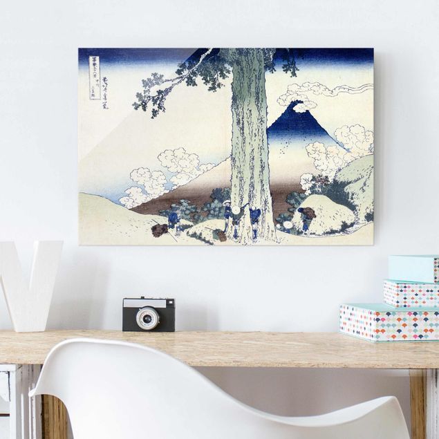 decoraçoes cozinha Katsushika Hokusai - Mishima Pass In Kai Province