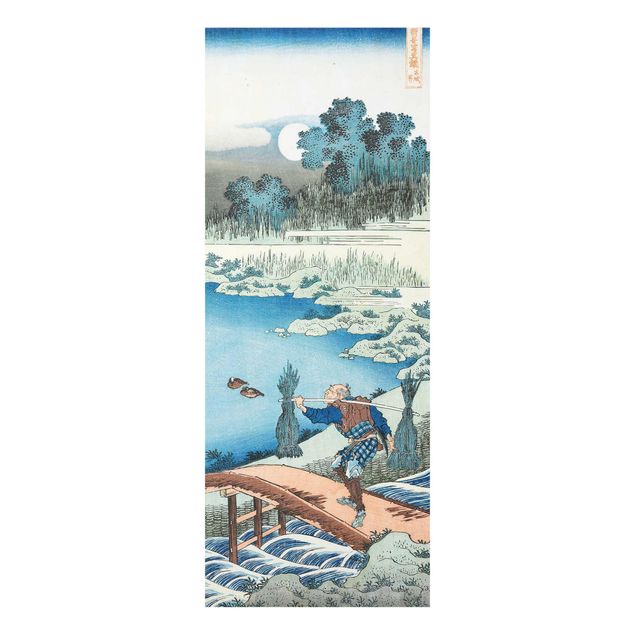 Quadros famosos Katsushika Hokusai - Rice Carriers (Tokusagari)
