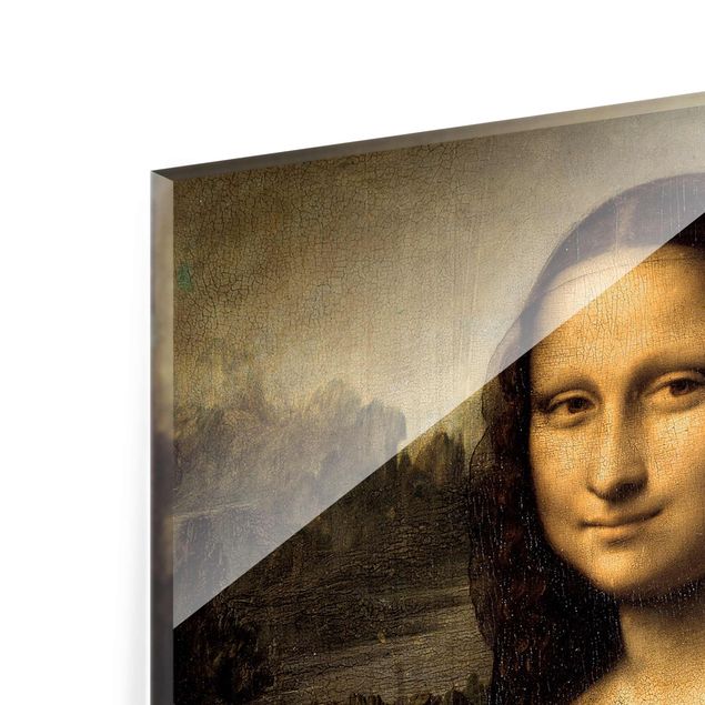 quadro decorativo verde Leonardo da Vinci - Mona Lisa