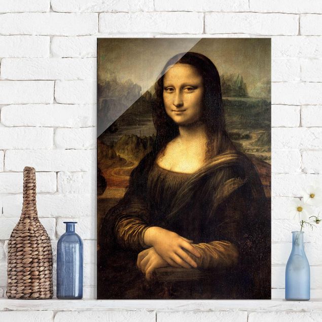 Quadros movimento artístico Barrocco Leonardo da Vinci - Mona Lisa