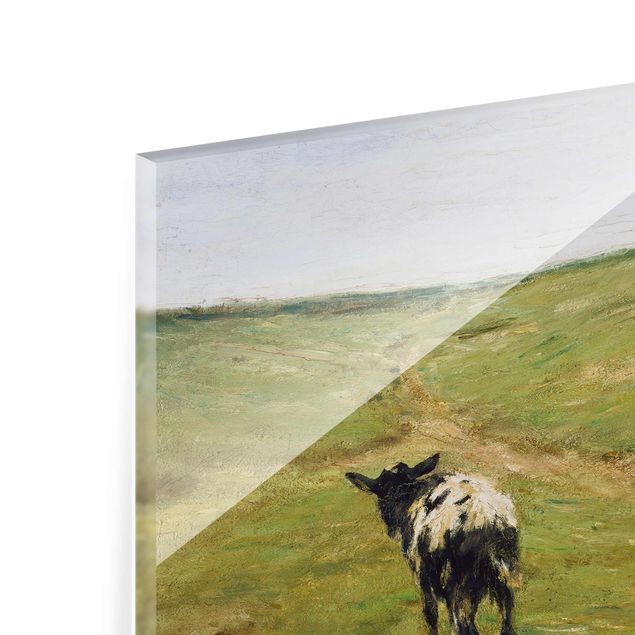 Quadros retratos Max Liebermann - Goat Herdess In Sand Dunes