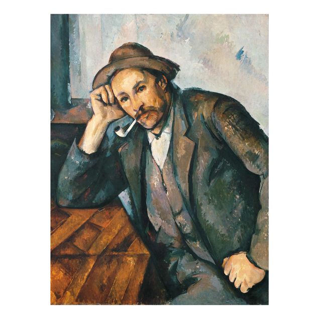Quadros famosos Paul Cézanne - The Pipe Smoker