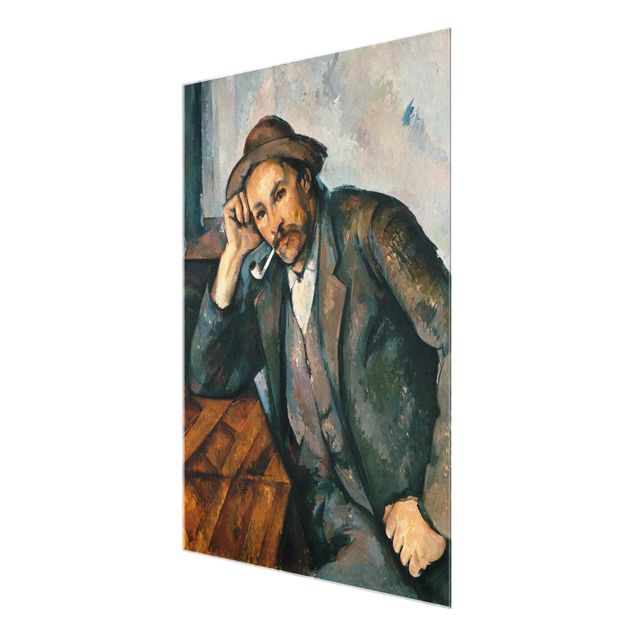 Quadros retratos Paul Cézanne - The Pipe Smoker