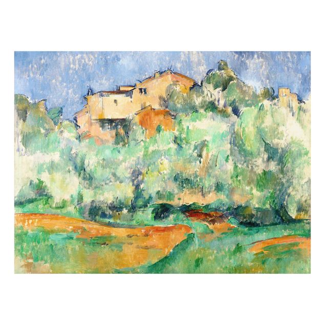 quadros de paisagens Paul Cézanne - House And Dovecote At Bellevue