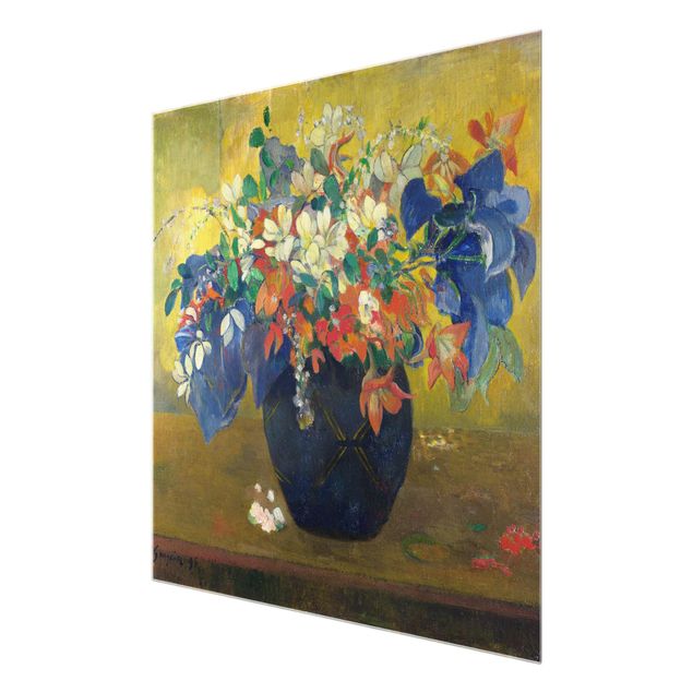 quadro com flores Paul Gauguin - Flowers in a Vase