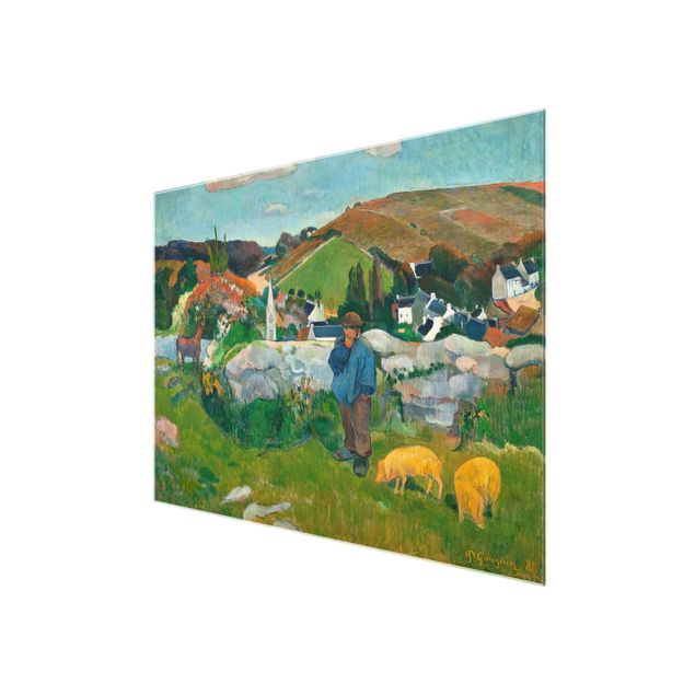 Quadros famosos Paul Gauguin - The Swineherd