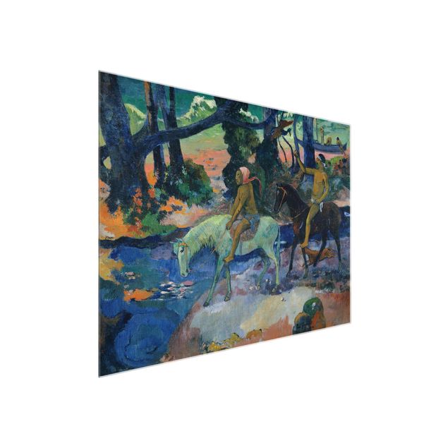 Quadros em vidro animais Paul Gauguin - Escape, The Ford