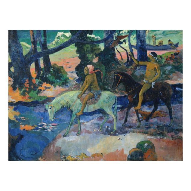 Quadros famosos Paul Gauguin - Escape, The Ford