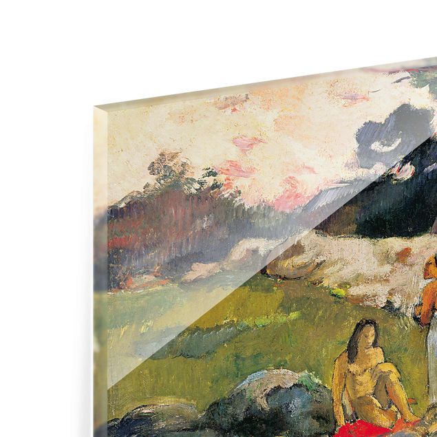 Quadros natureza Paul Gauguin - Women At The Banks Of River