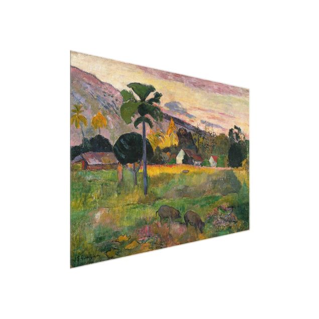 Quadros paisagens Paul Gauguin - Haere Mai (Come Here)