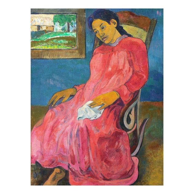 Quadros retratos Paul Gauguin - Faaturuma (Melancholic)