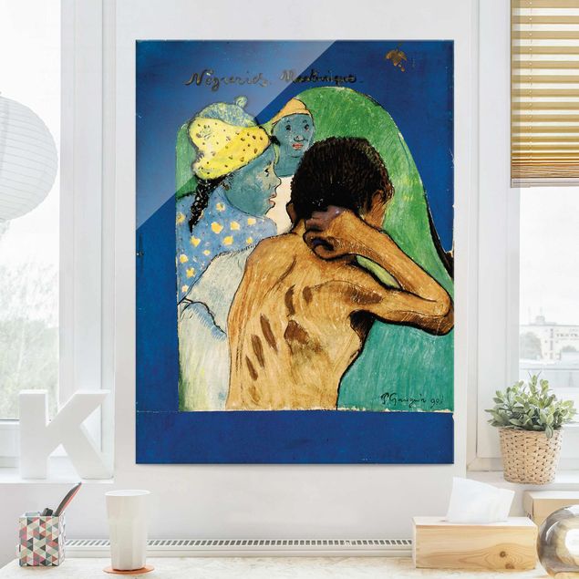 Quadros movimento artístico Impressionismo Paul Gauguin - Nègreries Martinique