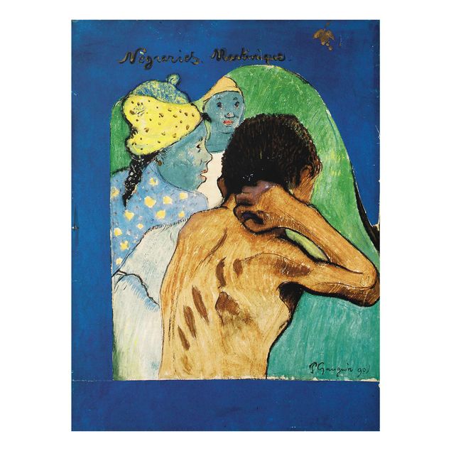 Quadros famosos Paul Gauguin - Nègreries Martinique