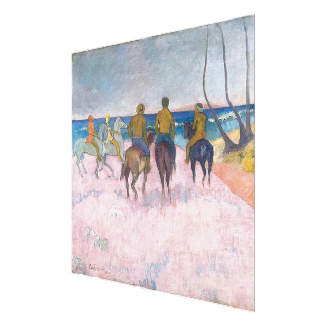 quadros modernos para quarto de casal Paul Gauguin - Riders On The Beach